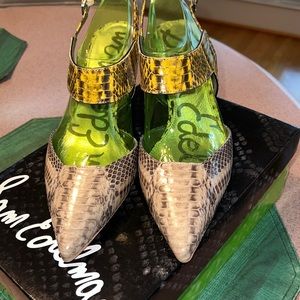 Sam Edelman ladies sling back pumps.